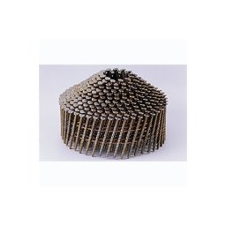 Pointes 16° 2.1x50 mm crantées électro galva en rouleaux coniques fil métal X 8400