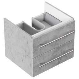Meuble pour vasque Subway 2.0 50 cm aspect béton