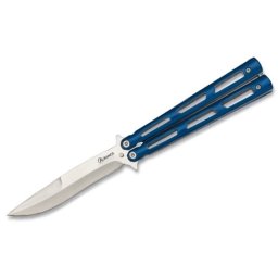 Couteau papillon balisong 22cm bleu ALBAINOX