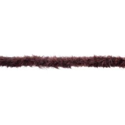 Boa en plumes de marabout, marron