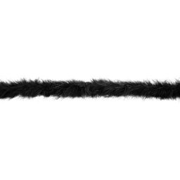 Boa en plumes de marabout, noir