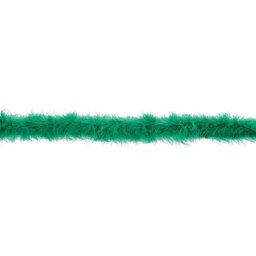 Boa en plumes de marabout, vert