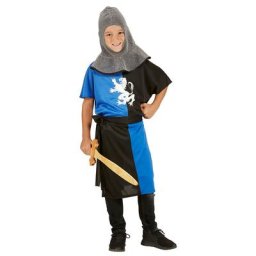 Déguisement de chevalier, pour enfants, bleu/noir