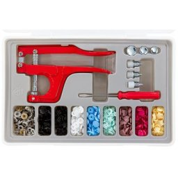 Kleiber Kit de boutons à pression avec pince