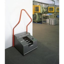 Heute Appareil de nettoyage à sec des semelles SOLAMAT, longueur 560 mm, avec barre de maintien ergonomique, gris graphite