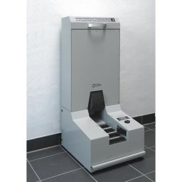 Heute Appareil de nettoyage à sec des semelles SOLAMAT, longueur 600 mm, gris