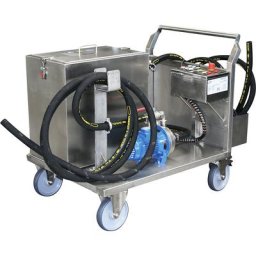 Bio-Circle Appareil de nettoyage pour échangeurs thermiques/conduites, mobile / prêt à raccorder, avec flexibles résistants aux acides et aux bases