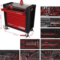 Servante d'atelier PERFORMANCE PLUS avec outils, P25, avec 564 outils, pour 8 tiroirs