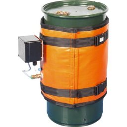 Enveloppe chauffante pour fût ATEX ECO, fûts de 50 - 60 litres, 130 W, thermostat, silicone, max. 50 °C, IP54