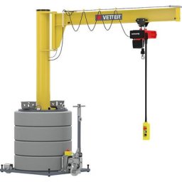 Vetter Potence rotative sur fût mobile, pivotement à 270°, force 320 kg, déport 4,0 m