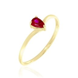Bague Or Jaune Urana Rubis