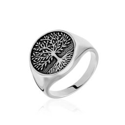 Bague Maximiliano Argent Blanc