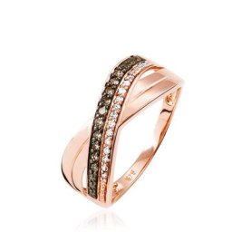 Bague Martika Or Rose Diamant
