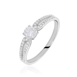 Bague Solitaire Katalina Or Blanc Diamant