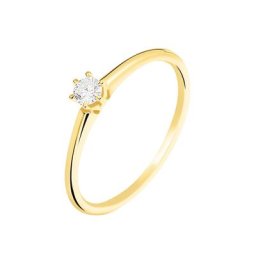 Bague Solitaire Samantha Or Jaune Diamant