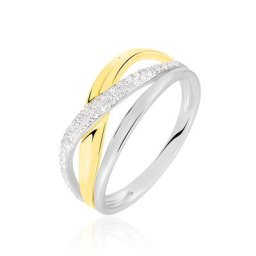 Bague Nene Or Bicolore Diamant