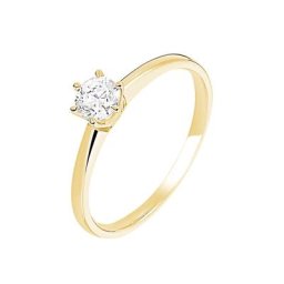 Bague Solitaire Samantha Or Jaune Diamant