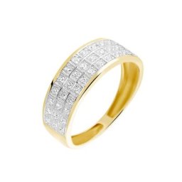 Bague Morjana Or Jaune Oxyde De Zirconium