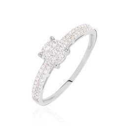 Bague Julia Or Blanc Diamant