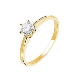 Bague Solitaire Samantha Or Jaune Diamant