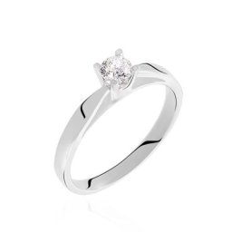Bague Solitaire Celina Or Blanc Diamant