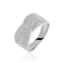 Bague Elyne Or Blanc Diamant