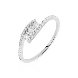 Bague Eternite Or Blanc Diamant