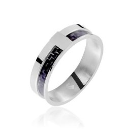 Bague Karly Acier Blanc