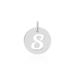 Pendentif Efiso Argent Blanc