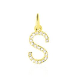 Pendentif Klementine Or Jaune Oxyde De Zirconium