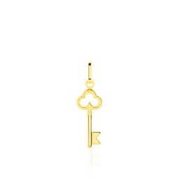 Pendentif Fatilia Clef Coeur Or Jaune