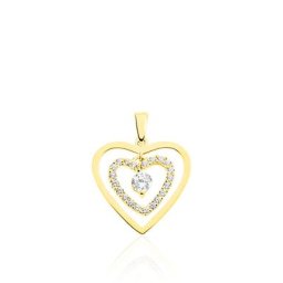 Pendentif Ademe Or Jaune Oxyde De Zirconium