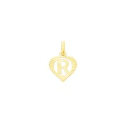 Pendentif Eudocie Coeur Lettre Or Jaune