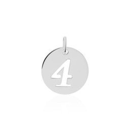 Pendentif Efiso Argent Blanc
