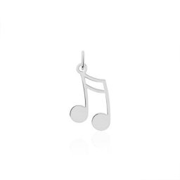 Pendentif Enio Argent Blanc