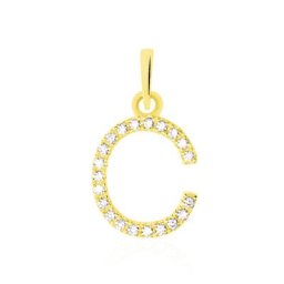 Pendentif Klementine Or Jaune Oxyde De Zirconium