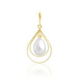 Pendentif Martyna Or Jaune Perle De Culture
