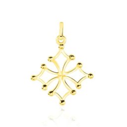 Pendentif Dajo Croix Occitane Or Jaune