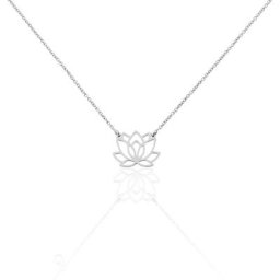 Collier Maylie Argent Blanc