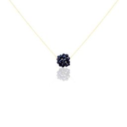 Collier Flocon Or Jaune Perles De Culture