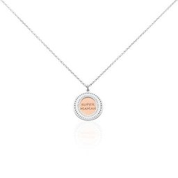Collier Argent Bicolore Teodoro