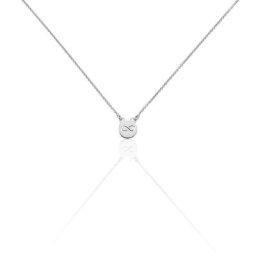 Collier Shereen Argent Blanc