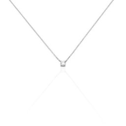 Collier Victoria Or Blanc Diamant
