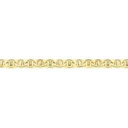 Chaîne Capucin Maille Marine Plate Or Jaune
