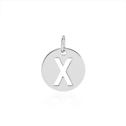 Pendentif Elio X Argent Blanc