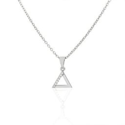 Collier Lorena Argent Blanc Oxyde De Zirconium