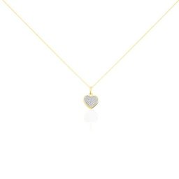 Collier Salviane Or Jaune Oxyde De Zirconium