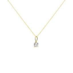 Collier Karlena Or Jaune Oxyde De Zirconium