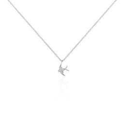 Collier Janea Argent Blanc Oxyde De Zirconium