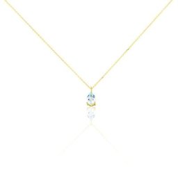 Collier Or Jaune Goutte Topaze